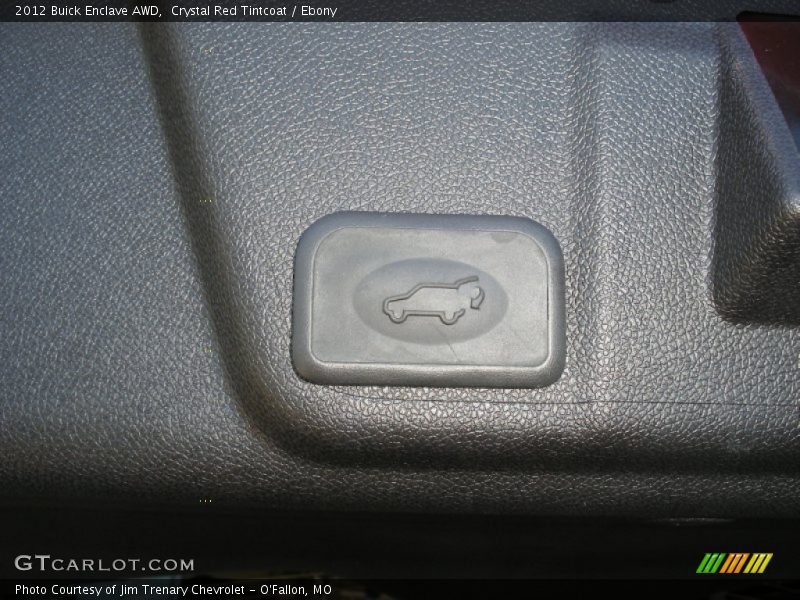 Crystal Red Tintcoat / Ebony 2012 Buick Enclave AWD