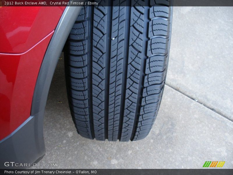 Crystal Red Tintcoat / Ebony 2012 Buick Enclave AWD