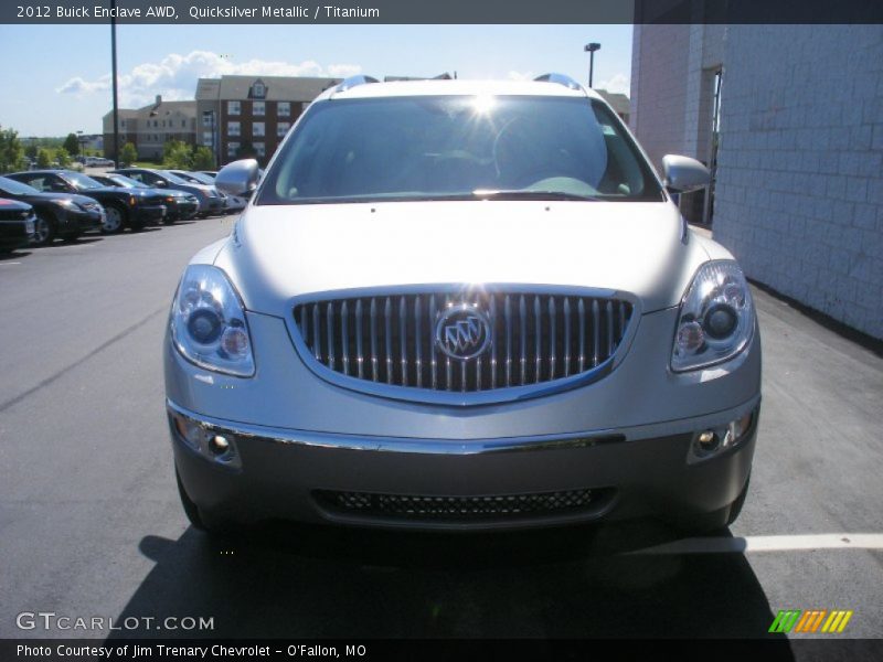 Quicksilver Metallic / Titanium 2012 Buick Enclave AWD