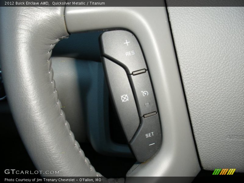 Quicksilver Metallic / Titanium 2012 Buick Enclave AWD