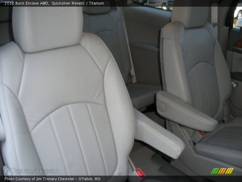 Quicksilver Metallic / Titanium 2012 Buick Enclave AWD