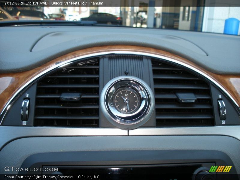 Quicksilver Metallic / Titanium 2012 Buick Enclave AWD