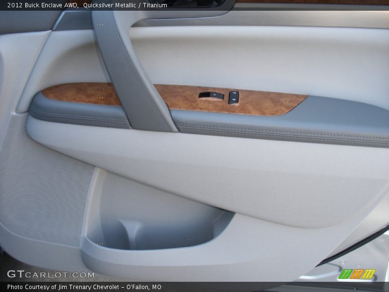Quicksilver Metallic / Titanium 2012 Buick Enclave AWD