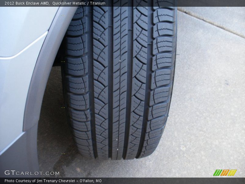 Quicksilver Metallic / Titanium 2012 Buick Enclave AWD