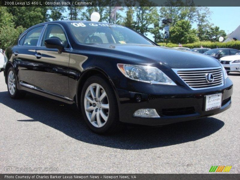 Obsidian Black / Cashmere 2008 Lexus LS 460 L