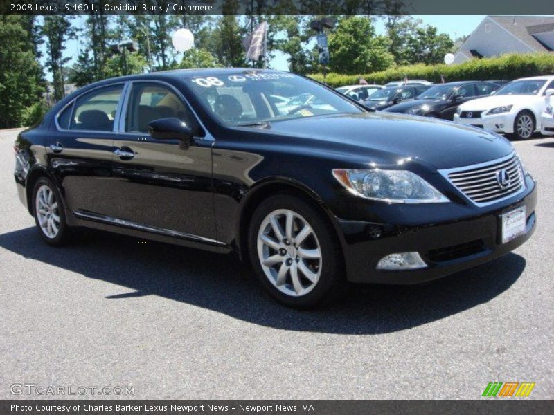 Obsidian Black / Cashmere 2008 Lexus LS 460 L