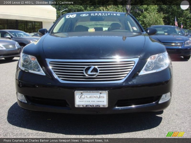 Obsidian Black / Cashmere 2008 Lexus LS 460 L