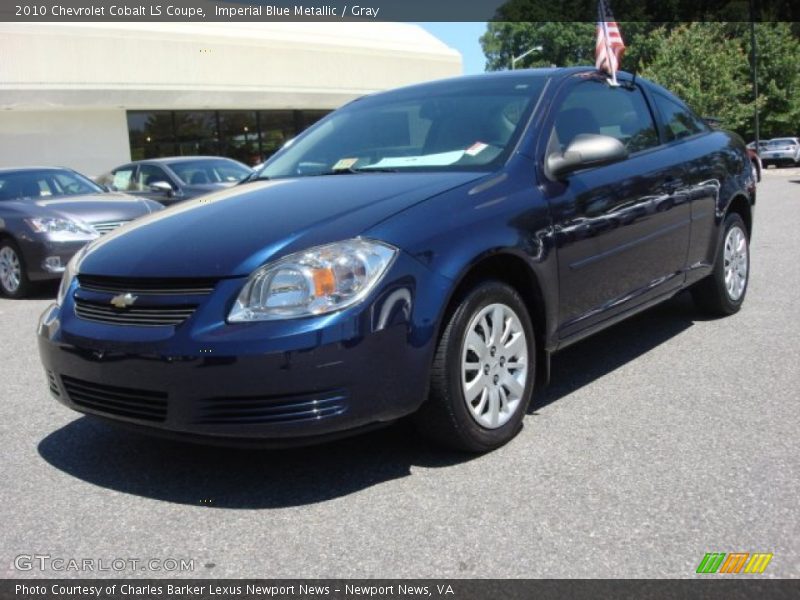 Imperial Blue Metallic / Gray 2010 Chevrolet Cobalt LS Coupe