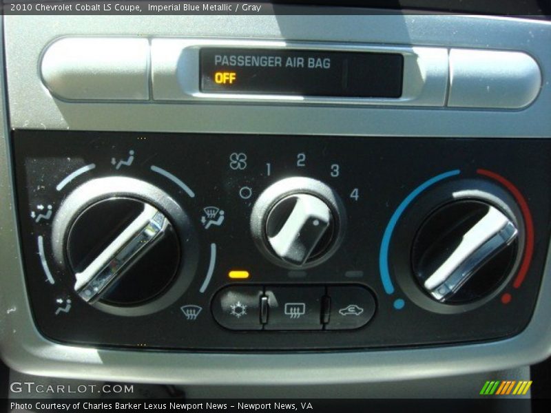 Imperial Blue Metallic / Gray 2010 Chevrolet Cobalt LS Coupe