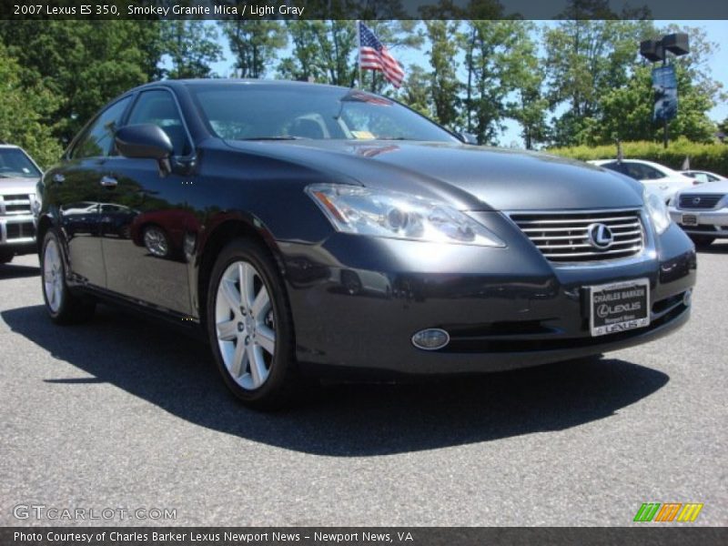 Smokey Granite Mica / Light Gray 2007 Lexus ES 350