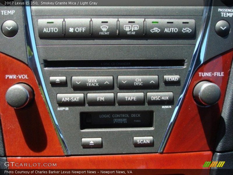 Smokey Granite Mica / Light Gray 2007 Lexus ES 350