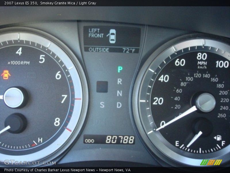 Smokey Granite Mica / Light Gray 2007 Lexus ES 350