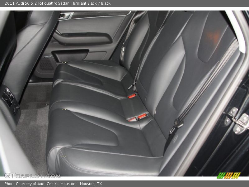 Rear Seat of 2011 S6 5.2 FSI quattro Sedan