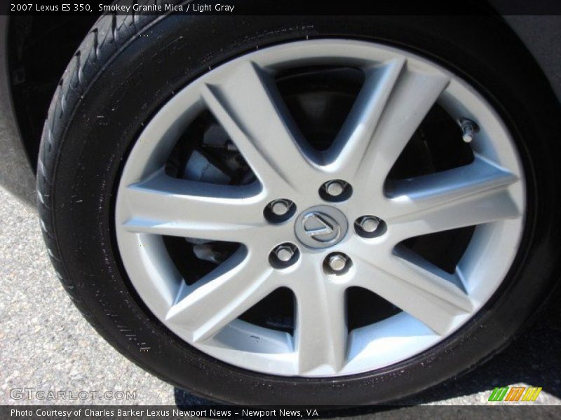 Smokey Granite Mica / Light Gray 2007 Lexus ES 350