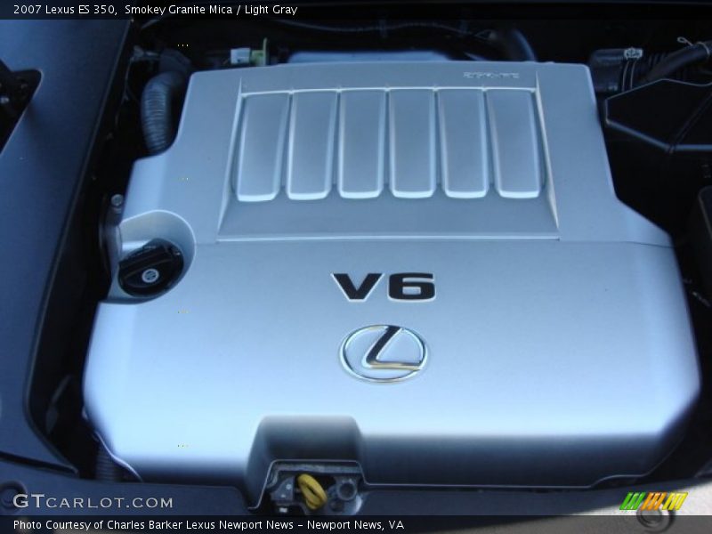 Smokey Granite Mica / Light Gray 2007 Lexus ES 350