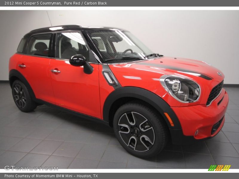 Pure Red / Carbon Black 2012 Mini Cooper S Countryman