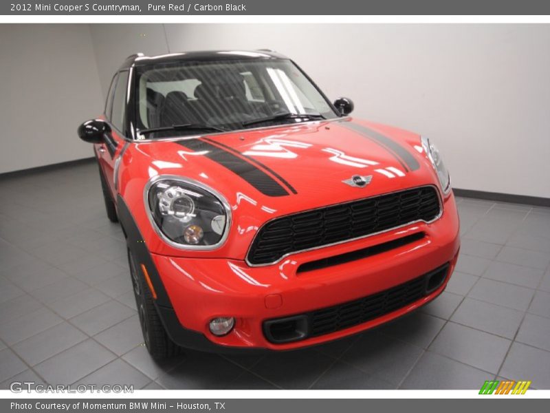 Pure Red / Carbon Black 2012 Mini Cooper S Countryman