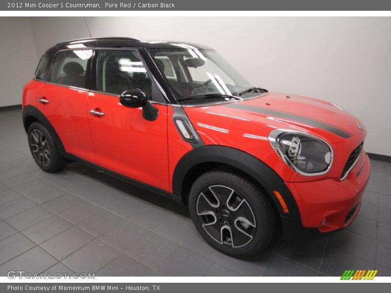 Pure Red / Carbon Black 2012 Mini Cooper S Countryman