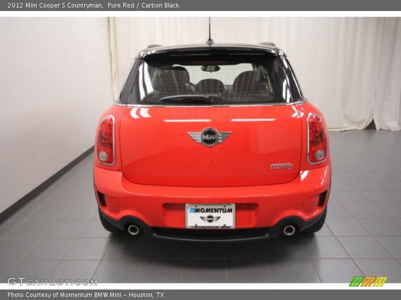 Pure Red / Carbon Black 2012 Mini Cooper S Countryman