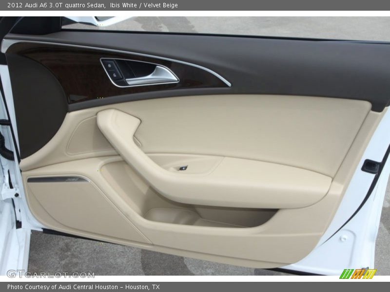 Ibis White / Velvet Beige 2012 Audi A6 3.0T quattro Sedan