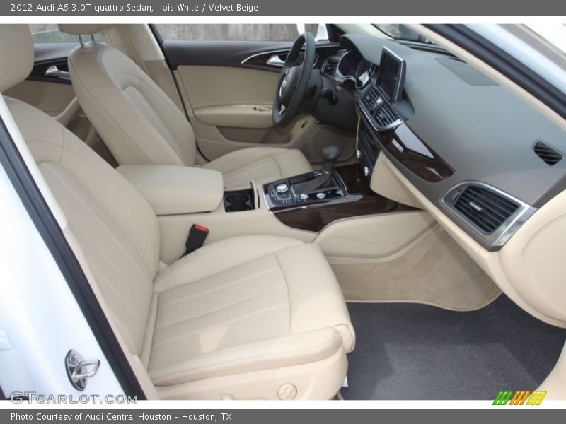 Ibis White / Velvet Beige 2012 Audi A6 3.0T quattro Sedan