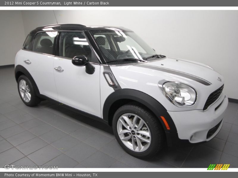 Light White / Carbon Black 2012 Mini Cooper S Countryman