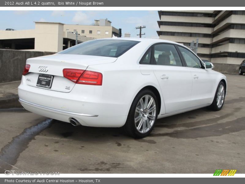 Ibis White / Nougat Brown 2012 Audi A8 L 4.2 quattro