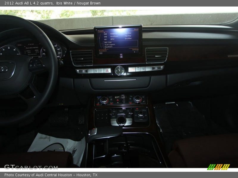 Ibis White / Nougat Brown 2012 Audi A8 L 4.2 quattro