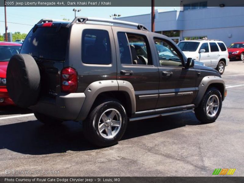 Dark Khaki Pearl / Khaki 2005 Jeep Liberty Renegade 4x4