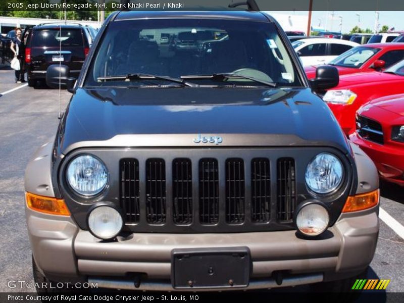 Dark Khaki Pearl / Khaki 2005 Jeep Liberty Renegade 4x4