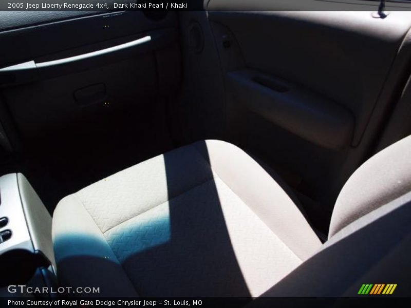 Dark Khaki Pearl / Khaki 2005 Jeep Liberty Renegade 4x4
