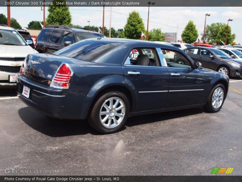 Steel Blue Metallic / Dark Khaki/Light Graystone 2007 Chrysler 300 Touring