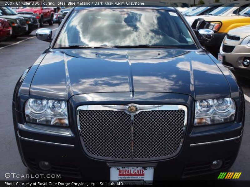Steel Blue Metallic / Dark Khaki/Light Graystone 2007 Chrysler 300 Touring