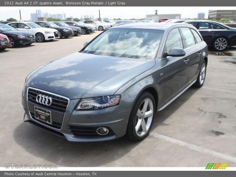 Monsoon Gray Metallic / Light Gray 2012 Audi A4 2.0T quattro Avant