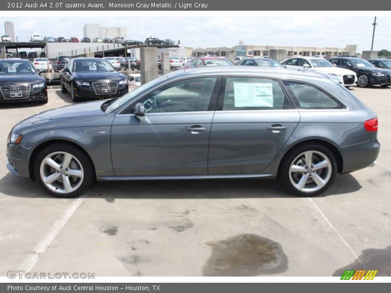 Monsoon Gray Metallic / Light Gray 2012 Audi A4 2.0T quattro Avant