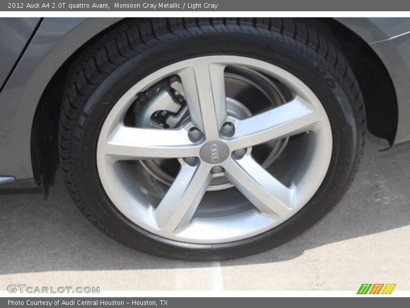 Monsoon Gray Metallic / Light Gray 2012 Audi A4 2.0T quattro Avant