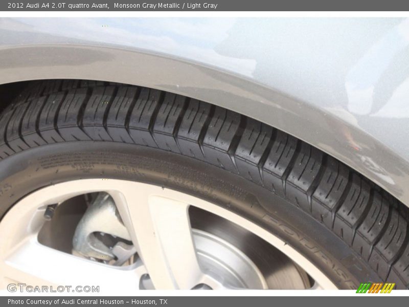 Monsoon Gray Metallic / Light Gray 2012 Audi A4 2.0T quattro Avant