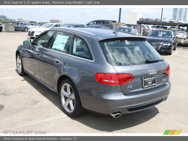 Monsoon Gray Metallic / Light Gray 2012 Audi A4 2.0T quattro Avant