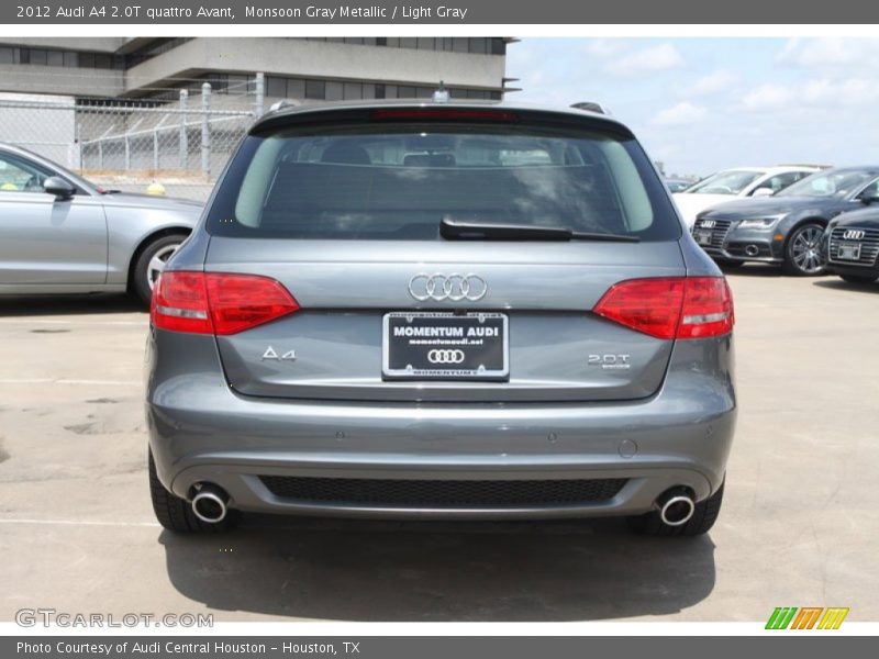 Monsoon Gray Metallic / Light Gray 2012 Audi A4 2.0T quattro Avant