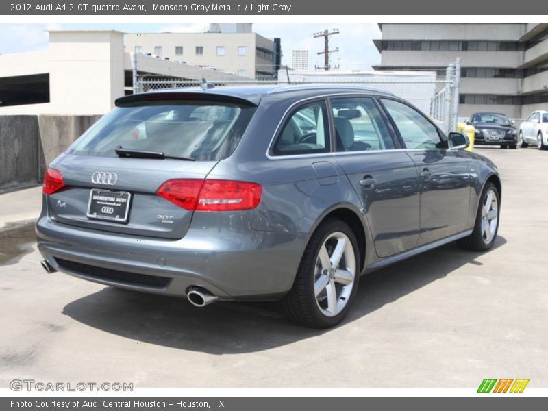 Monsoon Gray Metallic / Light Gray 2012 Audi A4 2.0T quattro Avant