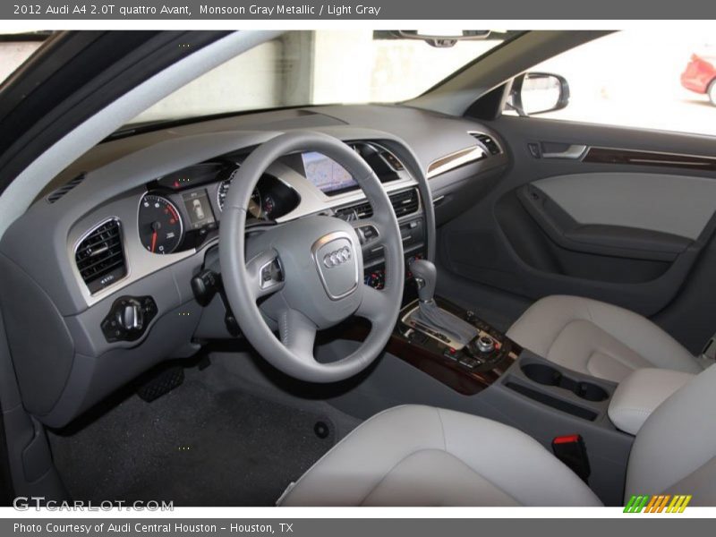 Monsoon Gray Metallic / Light Gray 2012 Audi A4 2.0T quattro Avant