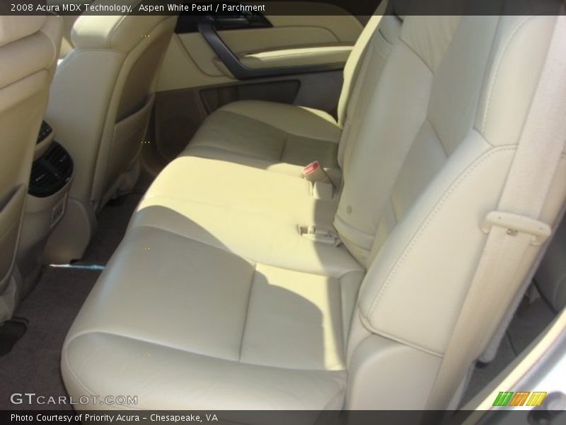 Aspen White Pearl / Parchment 2008 Acura MDX Technology