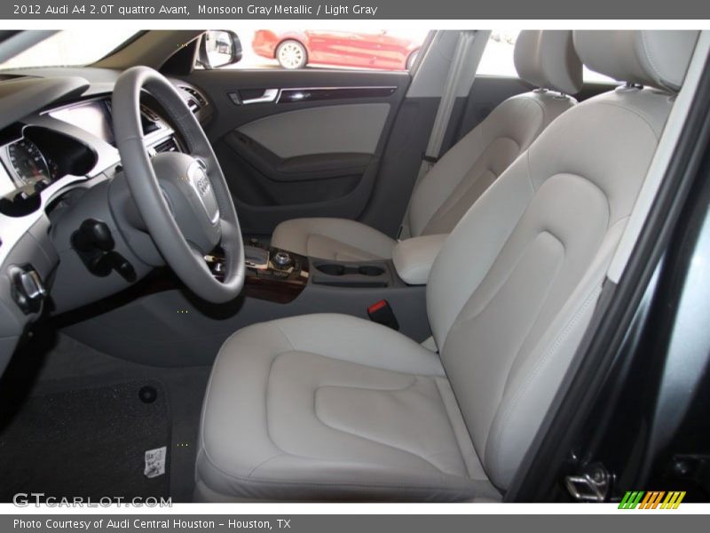 Monsoon Gray Metallic / Light Gray 2012 Audi A4 2.0T quattro Avant