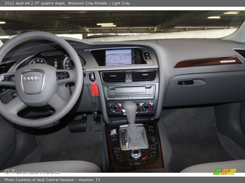Monsoon Gray Metallic / Light Gray 2012 Audi A4 2.0T quattro Avant