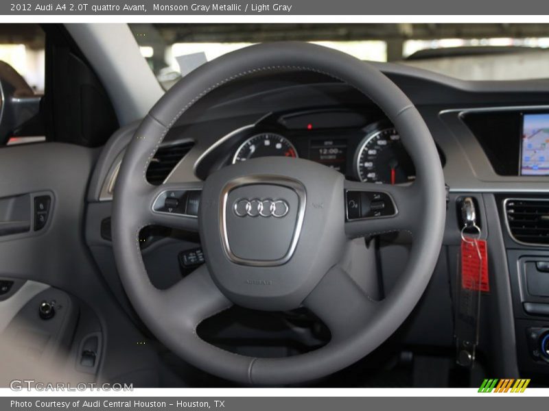 Monsoon Gray Metallic / Light Gray 2012 Audi A4 2.0T quattro Avant