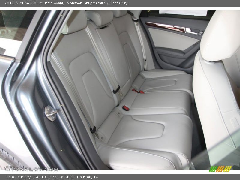 Monsoon Gray Metallic / Light Gray 2012 Audi A4 2.0T quattro Avant
