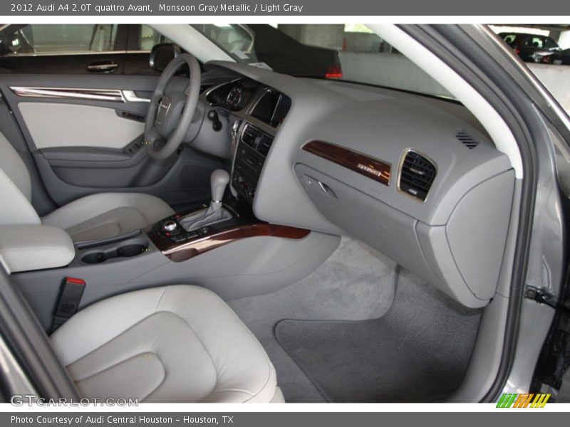 Monsoon Gray Metallic / Light Gray 2012 Audi A4 2.0T quattro Avant