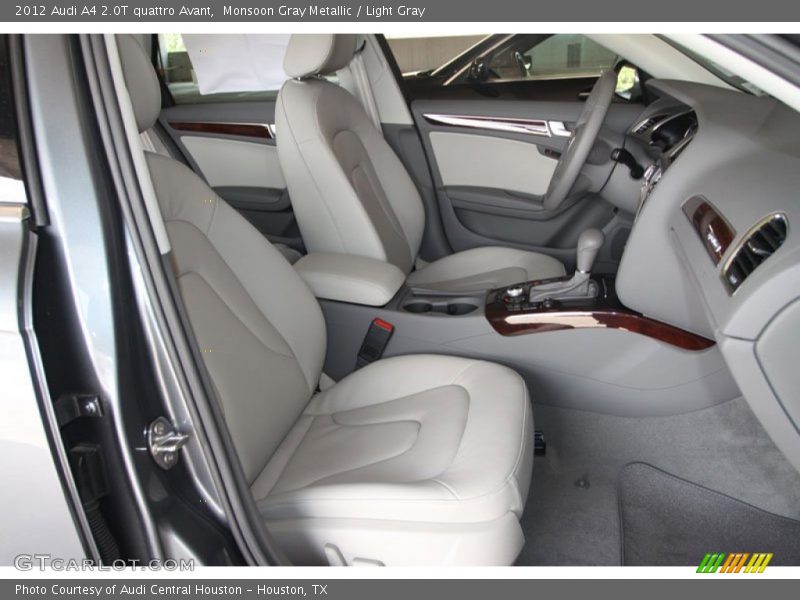 Monsoon Gray Metallic / Light Gray 2012 Audi A4 2.0T quattro Avant