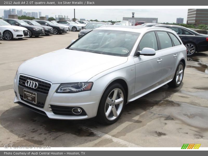 Ice Silver Metallic / Black 2012 Audi A4 2.0T quattro Avant
