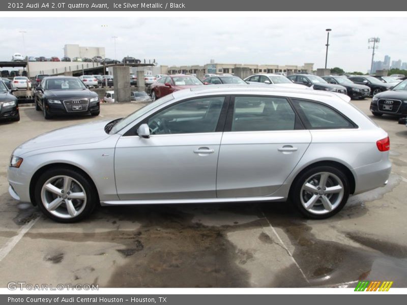 Ice Silver Metallic / Black 2012 Audi A4 2.0T quattro Avant